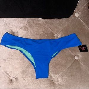 NWT Victoria’s Secret Blue Bikini Bottom in Small
